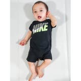 BLACK | ベビー(55-70cm) ロンパース NIKE(ナイキ) NKB ROMPER | ROOKIE KIDS