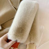 ファーニットリボンマフラー レトロスカーフトレンド秋冬 秋 | Felt Maglietta | 詳細画像8
