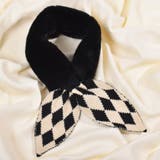 ファーニットリボンマフラー レトロスカーフトレンド秋冬 秋 | Felt Maglietta | 詳細画像17