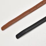 レザー調細ベルト ワンポイント レザー風ベルト | Felt Maglietta | 詳細画像8