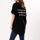 オーバーサイズバックプリントT Tシャツ トップス | Felt Maglietta | 詳細画像4 