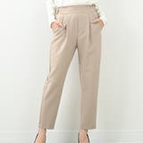 オークルベージュ | タックテーパードパンツ 美シルエット オールシーズン | Felt Maglietta