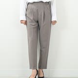 ウォームグレージュ | タックテーパードパンツ 美シルエット オールシーズン | Felt Maglietta