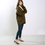 起毛ニットカーディガン 起毛加工なのでふんわりとした肌ざわりで温かいニット | Felt Maglietta | 詳細画像8