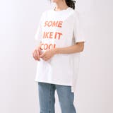 ロゴプリント オーバーサイズTシャツ レディース | Felt Maglietta | 詳細画像9 