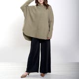 カットソープリーツストレートパンツ 着心地GOODリラックス着回し秋コーデ | Felt Maglietta | 詳細画像2