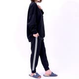 ラインパンツセットアップルームウェア上下セットサイドラインジャージ | Felt Maglietta | 詳細画像6