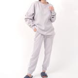 グレー | ラインパンツセットアップルームウェア上下セットサイドラインジャージ | Felt Maglietta