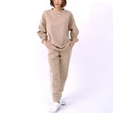 モカ | ラインパンツセットアップルームウェア上下セットサイドラインジャージ | Felt Maglietta