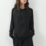 ブラック×レインボーステッチ | UVカットパーカーラッシュガード紫外線防カットUPF50+接触冷感 夏 ビーチ | Felt Maglietta