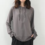 モカ×レインボーステッチ | UVカットパーカーラッシュガード紫外線防カットUPF50+接触冷感 夏 ビーチ | Felt Maglietta