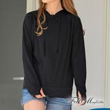 ブラック | UVカットパーカーラッシュガード紫外線防カットUPF50+接触冷感 夏 ビーチ | Felt Maglietta
