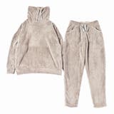 モコボア上下ハイネックパンツセットアップ もこもこあったかいルームウェア パジャマ | Felt Maglietta | 詳細画像33