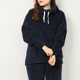 ブラック | モコボア上下ハイネックパンツセットアップ もこもこあったかいルームウェア パジャマ | Felt Maglietta