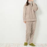モコボア上下ハイネックパンツセットアップ もこもこあったかいルームウェア パジャマ | Felt Maglietta | 詳細画像11