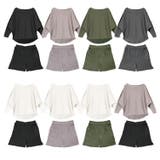 UPF50+ UVカットラッシュガード上下セット 長袖&ショートパンツ | Felt Maglietta | 詳細画像35