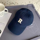 ネイビー | Rロゴ刺繍キャップ ワンロゴ CAP | Felt Maglietta