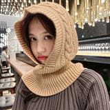 ベージュ | トレンドバラクラバ ニットフード 秋 秋冬 韓国ファッション | Felt Maglietta