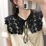 ブラック | つけ襟 レース レトロ | Maria Trinity