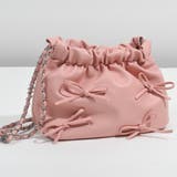 リボン付きチェーンショルダーバッグ 巾着 BAG | Felt Maglietta | 詳細画像33