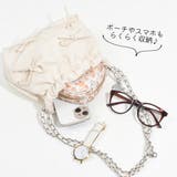 リボン付きチェーンショルダーバッグ 巾着 BAG | Felt Maglietta | 詳細画像21