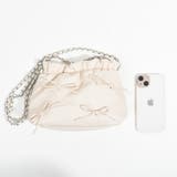 リボン付きチェーンショルダーバッグ 巾着 BAG | Felt Maglietta | 詳細画像25