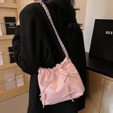 リボン付きチェーンショルダーバッグ 巾着 BAG | Felt Maglietta | 詳細画像12