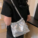 リボン付きチェーンショルダーバッグ 巾着 BAG | Felt Maglietta | 詳細画像17