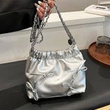 リボン付きチェーンショルダーバッグ 巾着 BAG | Felt Maglietta | 詳細画像19