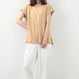 しっとりとした滑らかなタッチTシャツ キレイ色展開 春 夏 リラクシー | Felt Maglietta | 詳細画像16