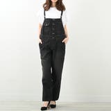 ゆるサロペットデニムパンツ ゆったりシルエット 大人可愛い | Felt Maglietta | 詳細画像18