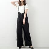 ハイウエストサス付ワイドパンツ ハイウエストデザイン オールシーズン | Felt Maglietta | 詳細画像20