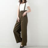 ハイウエストサス付ワイドパンツ ハイウエストデザイン オールシーズン | Felt Maglietta | 詳細画像27