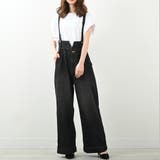 ハイウエストサス付ワイドパンツ ハイウエストデザイン オールシーズン | Felt Maglietta | 詳細画像10