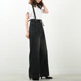 ハイウエストサス付ワイドパンツ ハイウエストデザイン オールシーズン | Felt Maglietta | 詳細画像13