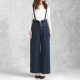 ハイウエストサス付ワイドパンツ ハイウエストデザイン オールシーズン | Felt Maglietta | 詳細画像2 