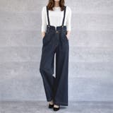 ハイウエストサス付ワイドパンツ ハイウエストデザイン オールシーズン | Felt Maglietta | 詳細画像7 