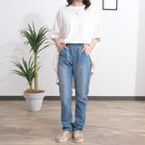 スキニーパンツ デニム ウエスト総ゴムフォーシーズン履けるラクラク美脚スキニー | Maria Trinity | 詳細画像17