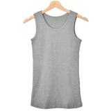 コットンフライスタンクトップ大きいサイズインナートップスノースリーブ | Felt Maglietta | 詳細画像23 