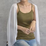 コットンフライスキャミソール使いやすいシンプルデザインコットンタンク肌に優しい綿… | Felt Maglietta | 詳細画像7
