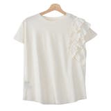 片袖フリルデザインTシャツボリューム個性的アシンメトリーdesignTee春夏主… | Felt Maglietta | 詳細画像23