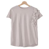 片袖フリルデザインTシャツボリューム個性的アシンメトリーdesignTee春夏主… | Felt Maglietta | 詳細画像25