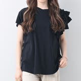 片袖フリルデザインTシャツボリューム個性的アシンメトリーdesignTee春夏主… | Felt Maglietta | 詳細画像2