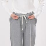 裏毛スウェットワイドパンツ ハリのある裏毛素材でぬけ感のあるコーデにぴったり 秋 | Felt Maglietta | 詳細画像15