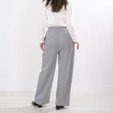 裏毛スウェットワイドパンツ ハリのある裏毛素材でぬけ感のあるコーデにぴったり 秋 | Felt Maglietta | 詳細画像7