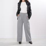 裏毛スウェットワイドパンツ ハリのある裏毛素材でぬけ感のあるコーデにぴったり 秋 | Felt Maglietta | 詳細画像11