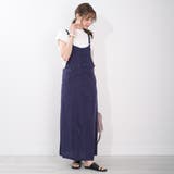 サロペットスカート リネン ツイル ロングスカート ワンピース コットン  | Maria Trinity | 詳細画像6