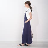 サロペットスカート リネン ツイル ロングスカート ワンピース コットン  | Maria Trinity | 詳細画像8