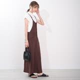 サロペットスカート リネン ツイル ロングスカート ワンピース コットン  | Maria Trinity | 詳細画像9