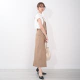 サロペットスカート リネン ツイル ロングスカート ワンピース コットン  | Maria Trinity | 詳細画像17